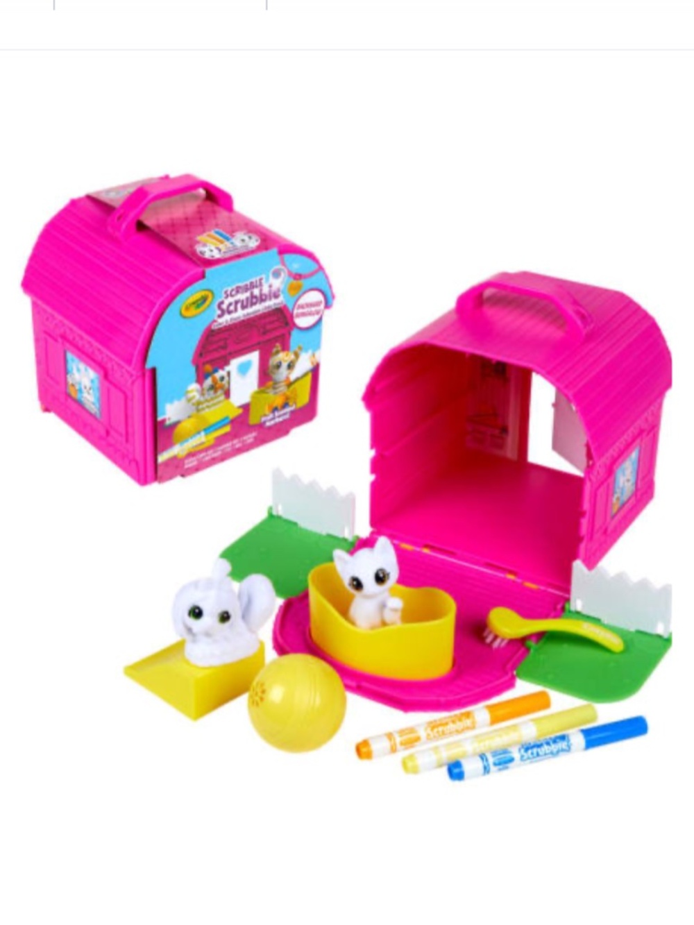 Scribble Scrubbie Pets - Backyard Bungalow set